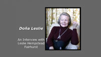 Doña Leslie: An Interview with Leslie Hempstead Fairhurst